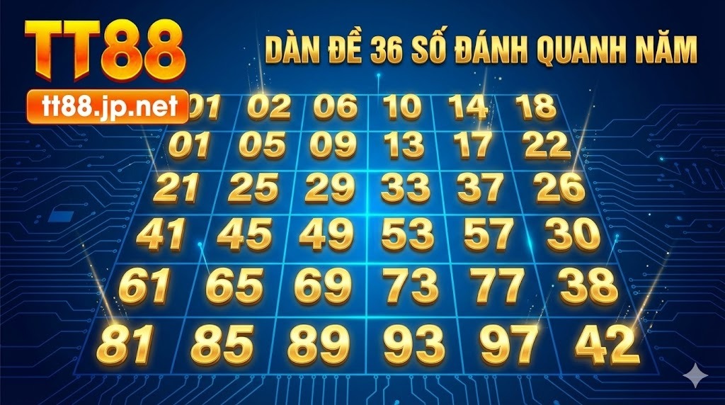 Dàn đề 36 số đánh quanh năm: Bí kíp đầu tư sinh lời bền vững tại TT88 9 Tại sao dàn đề 36 số đánh quanh năm lại là lựa chọn hàng đầu của cao thủ?