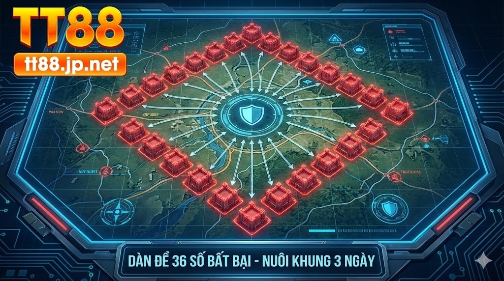 Dàn đề 36 số nuôi khung 3 ngày bất bại: Chiến thuật hốt bạc tại TT88 8 Giải mã sức hút của chiến thuật nuôi dàn đề 36 số nuôi khung 3 ngày bất bại